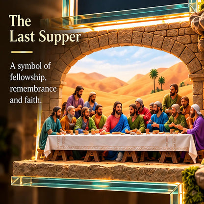 ✨ Last Day – 49% OFF!✝️The Story of Jesus in 6 Scenes Cross Lamp