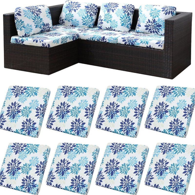 🛋️ Waterproof Outdoor Patio Sofa Cushion Covers 🔥