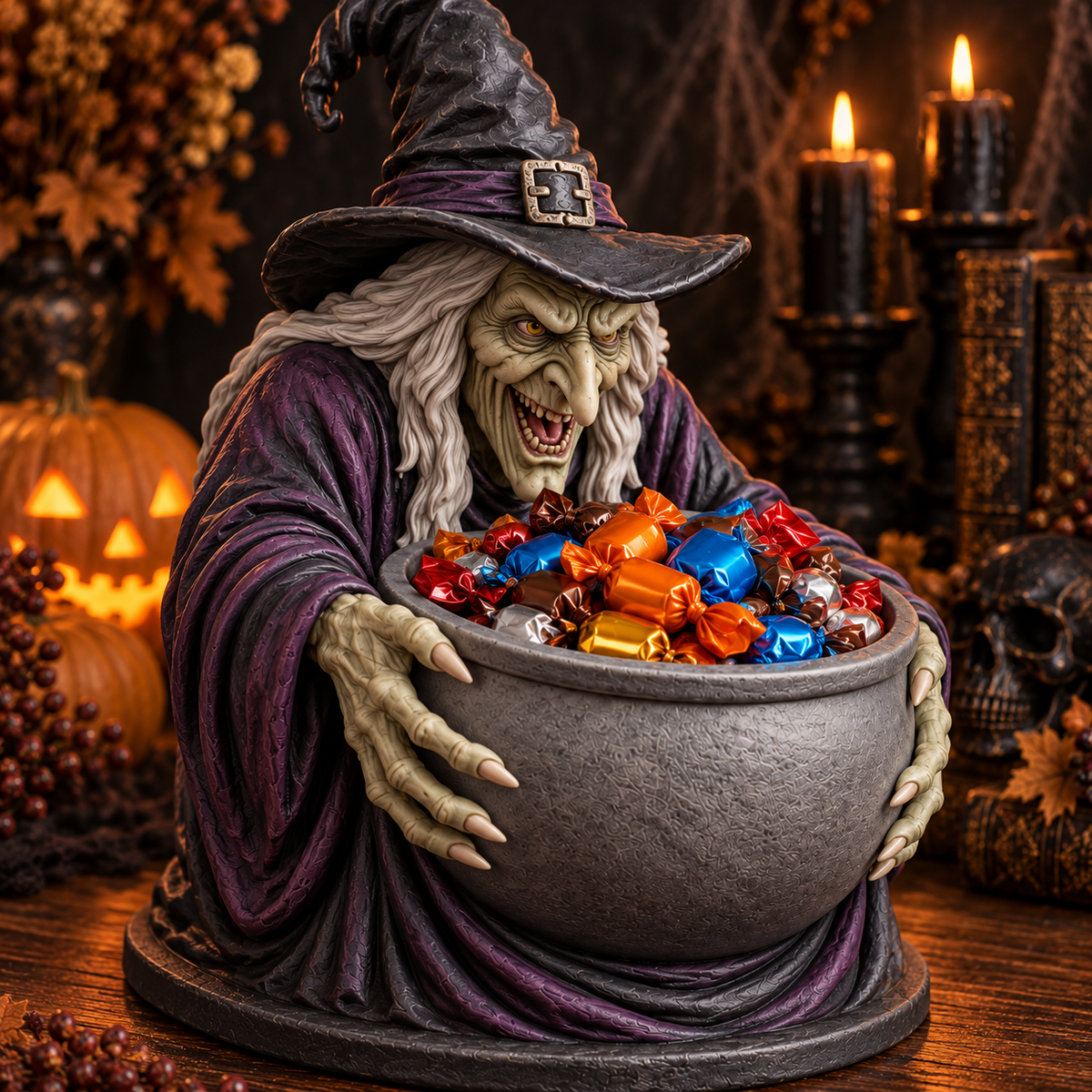 Halloween Witch Candy Bowl