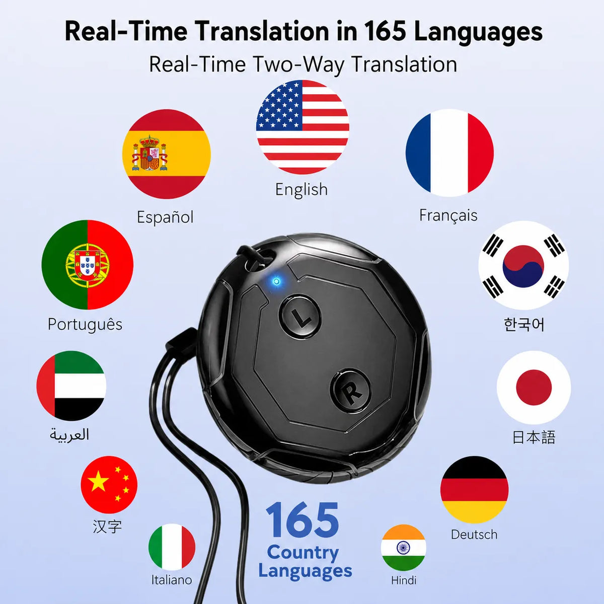 🔥LAST DAY 50% OFF 🌎 K18 AI Smart Translator 2026– Break Language Barriers & Connect With the World