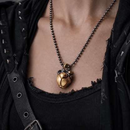 Industrial Mechanical Kinetic Pendant — Living Steampunk Art