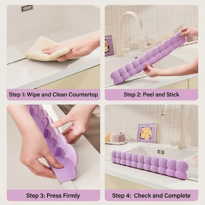 🚰✨ Silicone Sink Splash Guard – Keep Countertops Dry & Mess-Free with This Faucet Water Catcher! 💦