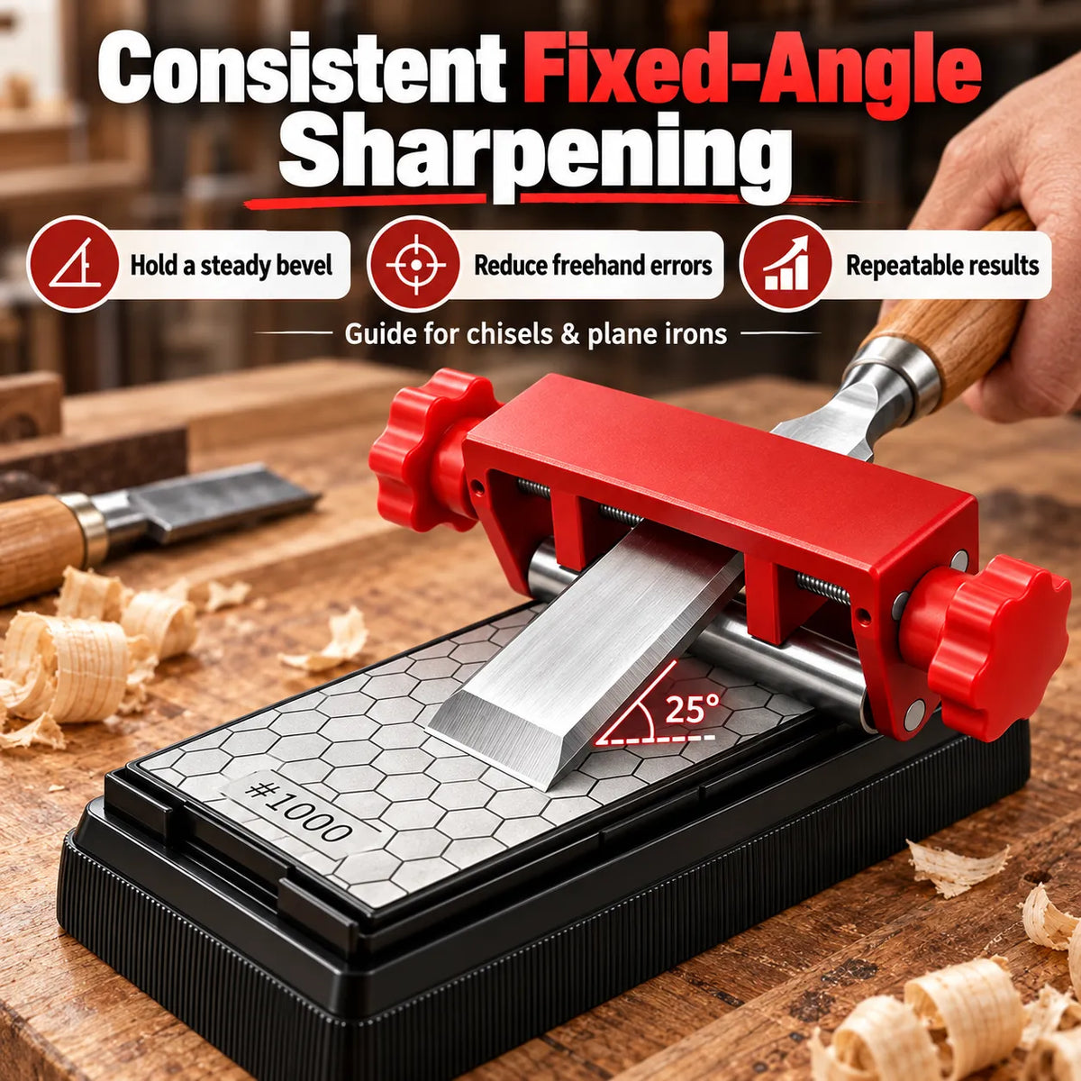🔪✨ Angle Guide Knife Sharpener — Sharpen Blades with Precise Angles & Professional Results!