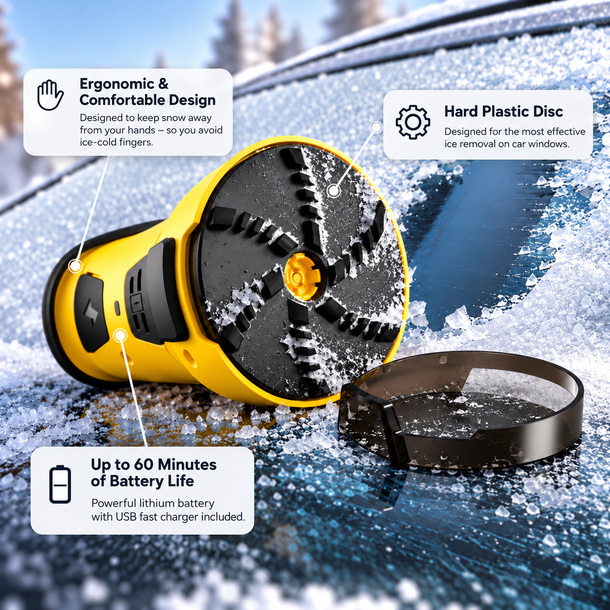 Avoid Having To Stand And Scrape Your Car Windshield This Winter.