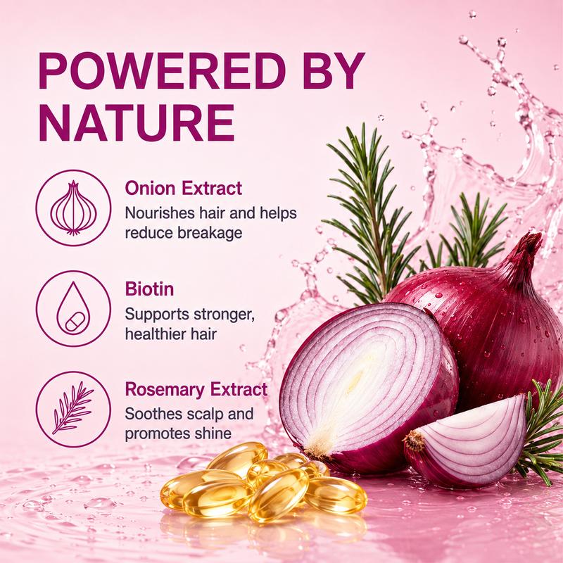 AKban Onion &amp; Biotin Shampoo 🧅