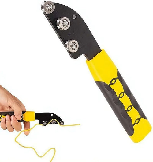 ⚡ 3-Roller Stainless Steel Wire Straightener Hand Tool for Electricians