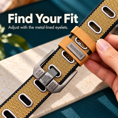 Trendy Men’s Canvas Belt with Pin Buckle
