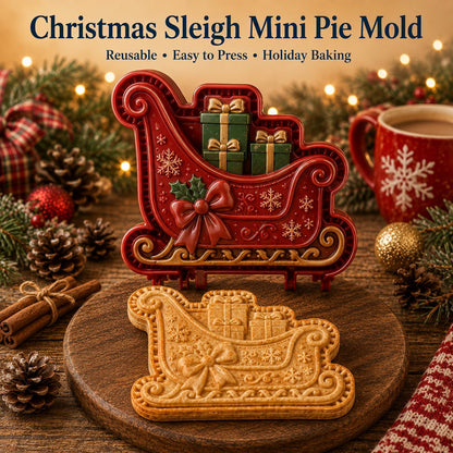 ⏳ Last Day 49% OFF – 🎄16-Design Christmas Mini Pie Mold Collection | Reusable Embossed Molds for Shaping Detailed Santa, Snowman, Reindeer, Tree & Holiday Pies 🥧✨