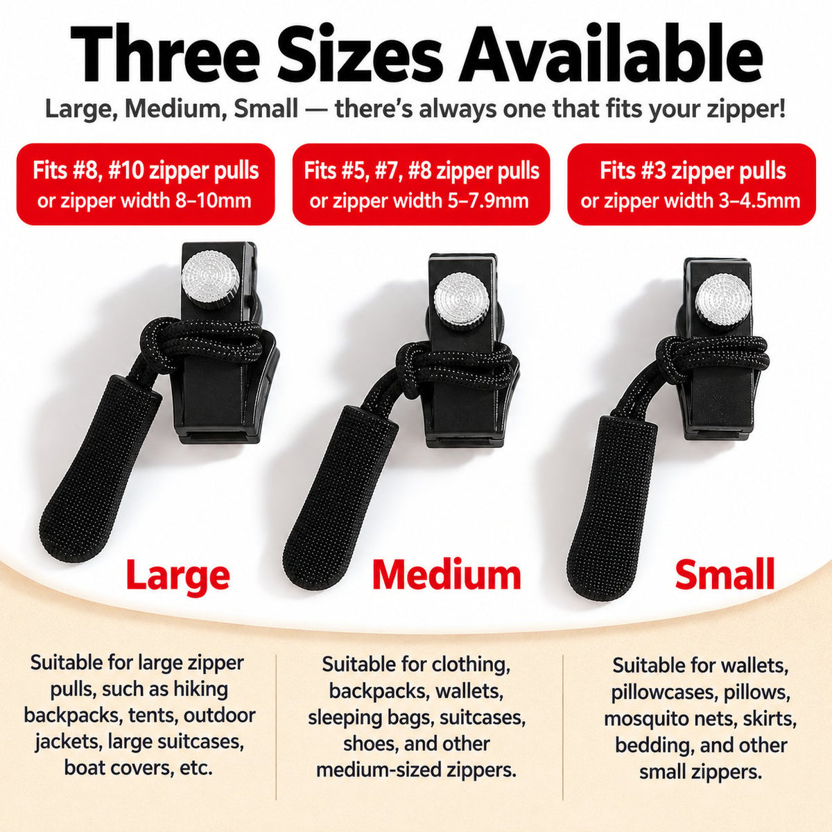 Easy Installation Zipper Repair Kit