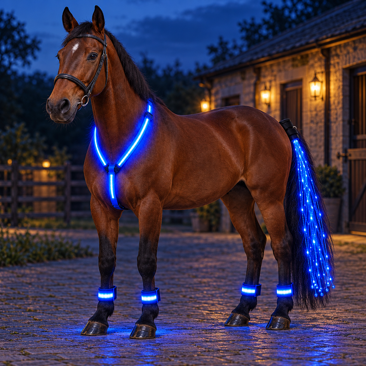 MoonRein™ — LED Horse Riding Light Set