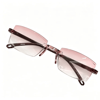 [Regain Your Youthful Vision] Ultra-Light Smart Zoom Diamond-Cut Edge Progressive Reading Glasses