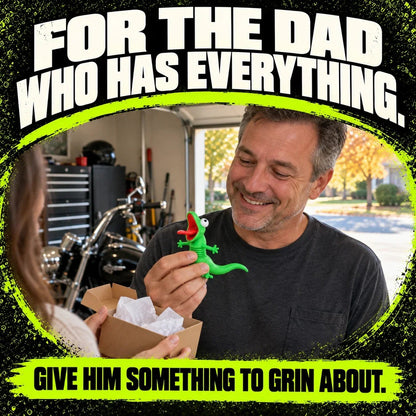 🔥Buy More Save More🔥- 🦎🏍Wobbly Riding Buddy – Car & Motorcycle Decor