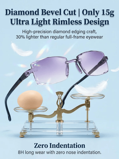 [Regain Your Youthful Vision] Ultra-Light Smart Zoom Diamond-Cut Edge Progressive Reading Glasses