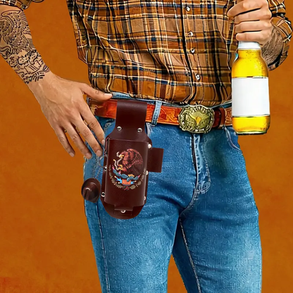 🎁Last day 49% OFF🔥Leather Belt Bottle Holster