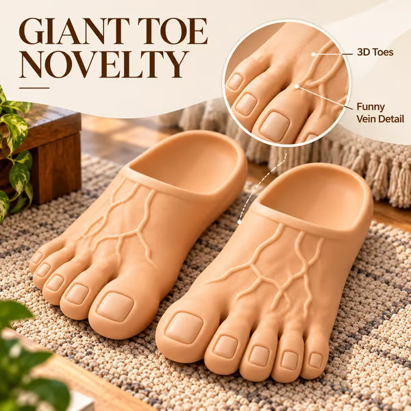 🤘Giant Barefoot Novelty Slides – Turn Heads & Bring Instant Laughs Everywhere You Walk!