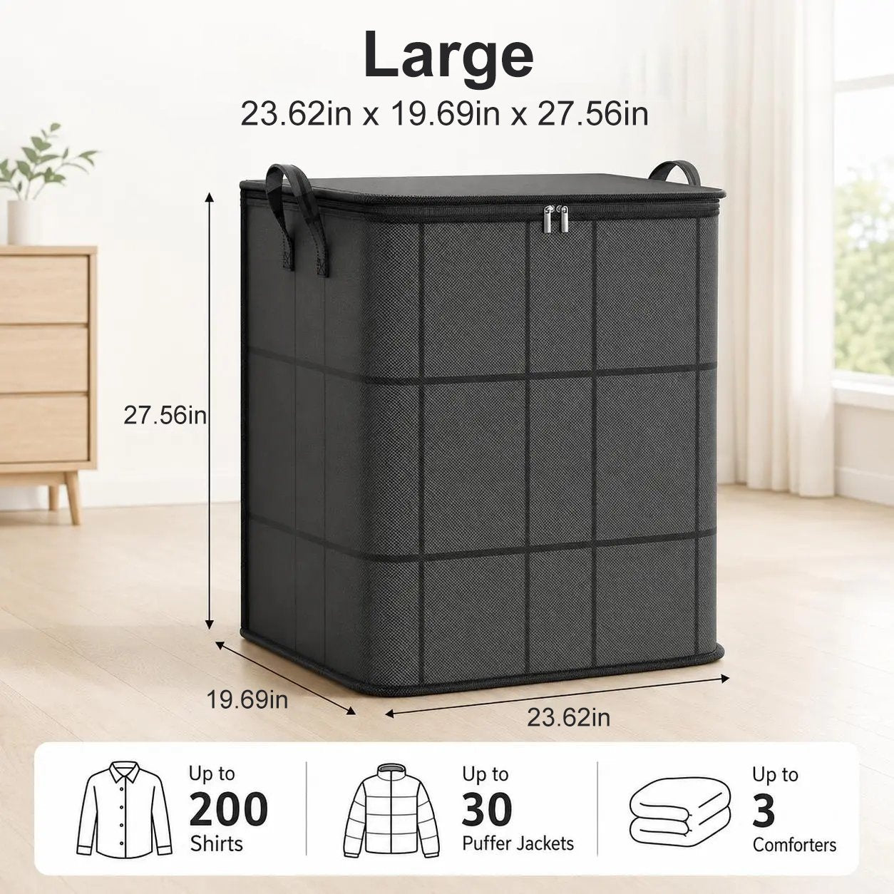 💥49% OFF Factory Clearance –📦Foldable Storage Tote – Waterproof, Dustproof, Big & Portable 🌟