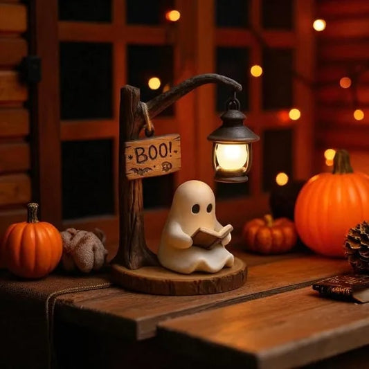 🔥 49% OFF - 👻📖Cute Spirit Reading Lantern - BOO!