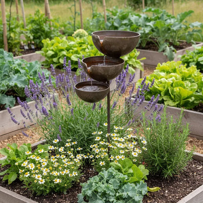 🔥Bring Life Back To Your Garden – Rain Catcher Bird Bath 🌿🐦
