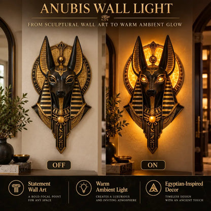 ☀️Anubis Guardian Wall Light™ – ANCIENT PRESENCE. MODERN GLOW