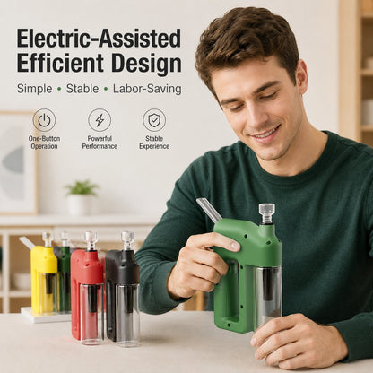 ⚡ LAST DAY 50% OFF – Portable Handheld Electric Filtration Device | Compact Glass Chamber Design with Electric-Assisted Operation & 6 Color Options ✨