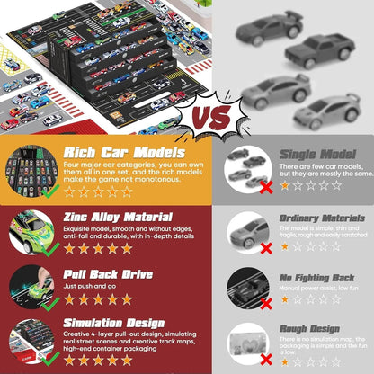 🔥Limited Time 50% Off✨48pcs Pull-Back Toy Cars Set