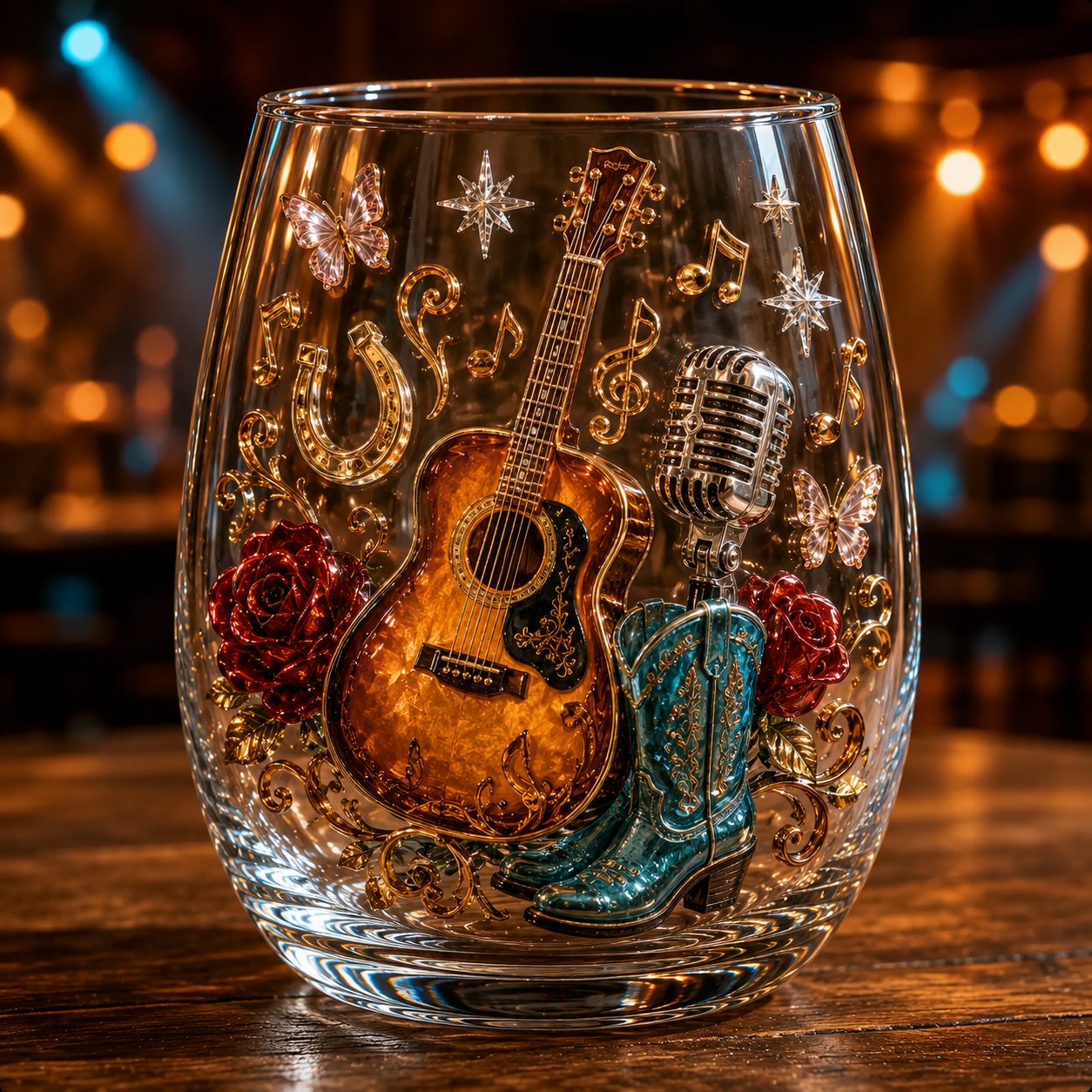 🎸✨ Queen of Country 1946–2026 3D Glass Collection