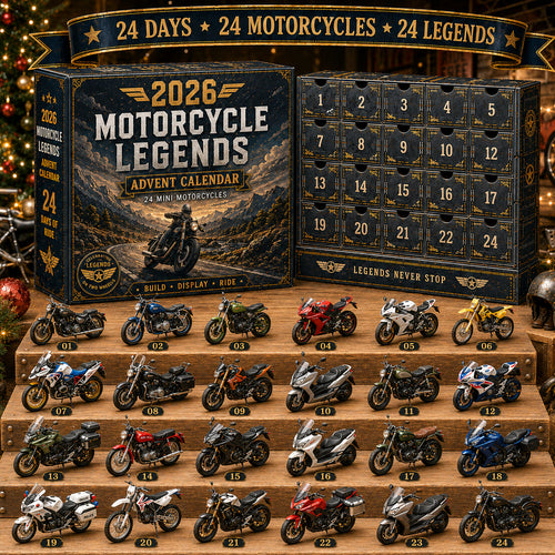 2026 Motorcycle Legends Advent Calendar – 24 Days, 24 Mini Motorcycles, 24 Legendary Rides