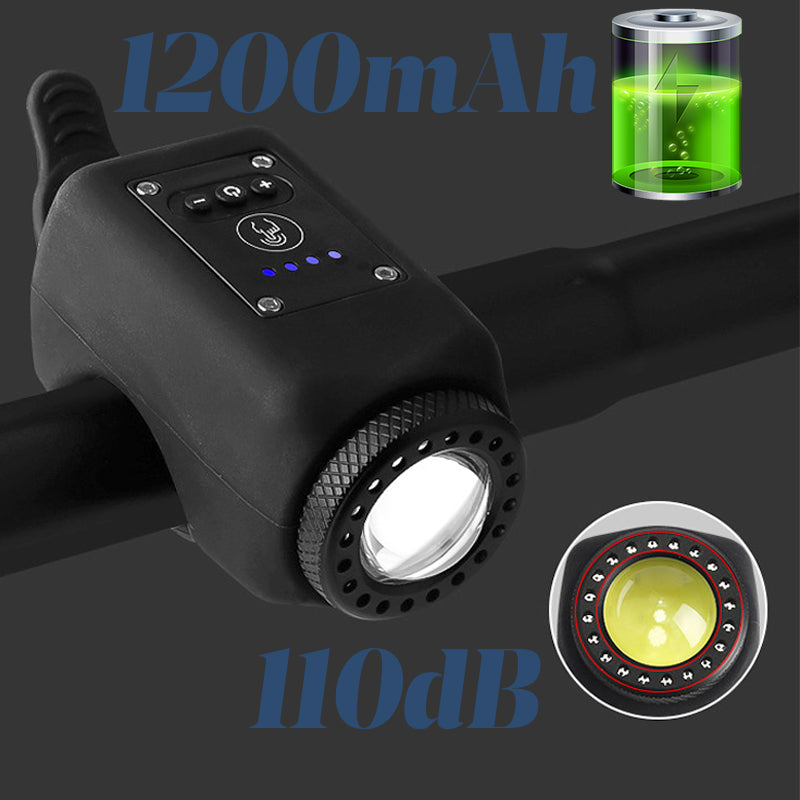 🚵 Mountain Bike Electronic Horn Bell – Loud 120dB, weather-resistant & easy mount – keeps you safe on trails or streets 🚲