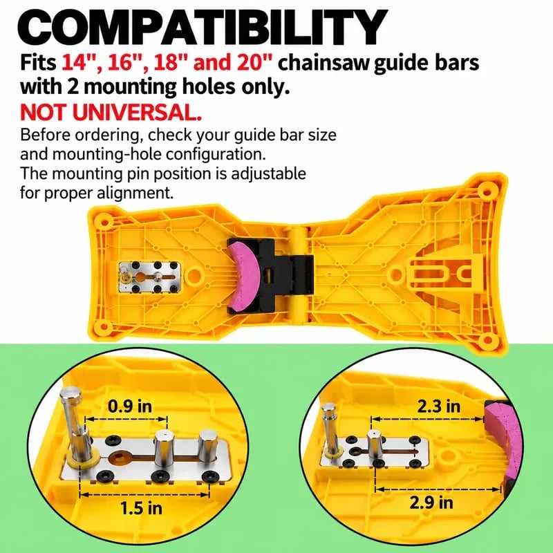 💯💥Portable Teeth Chainsaw Sharpener – Fast and Accurate Maintenance for All Chainsaws