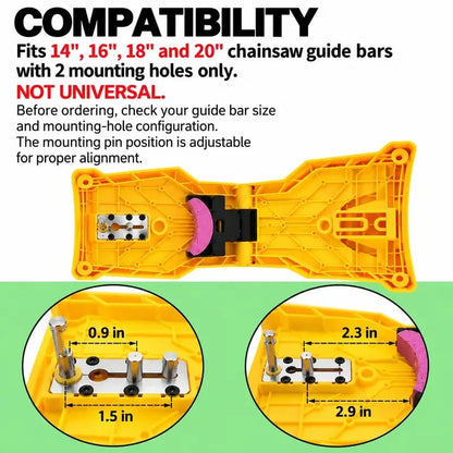 💯💥Portable Teeth Chainsaw Sharpener – Fast and Accurate Maintenance for All Chainsaws