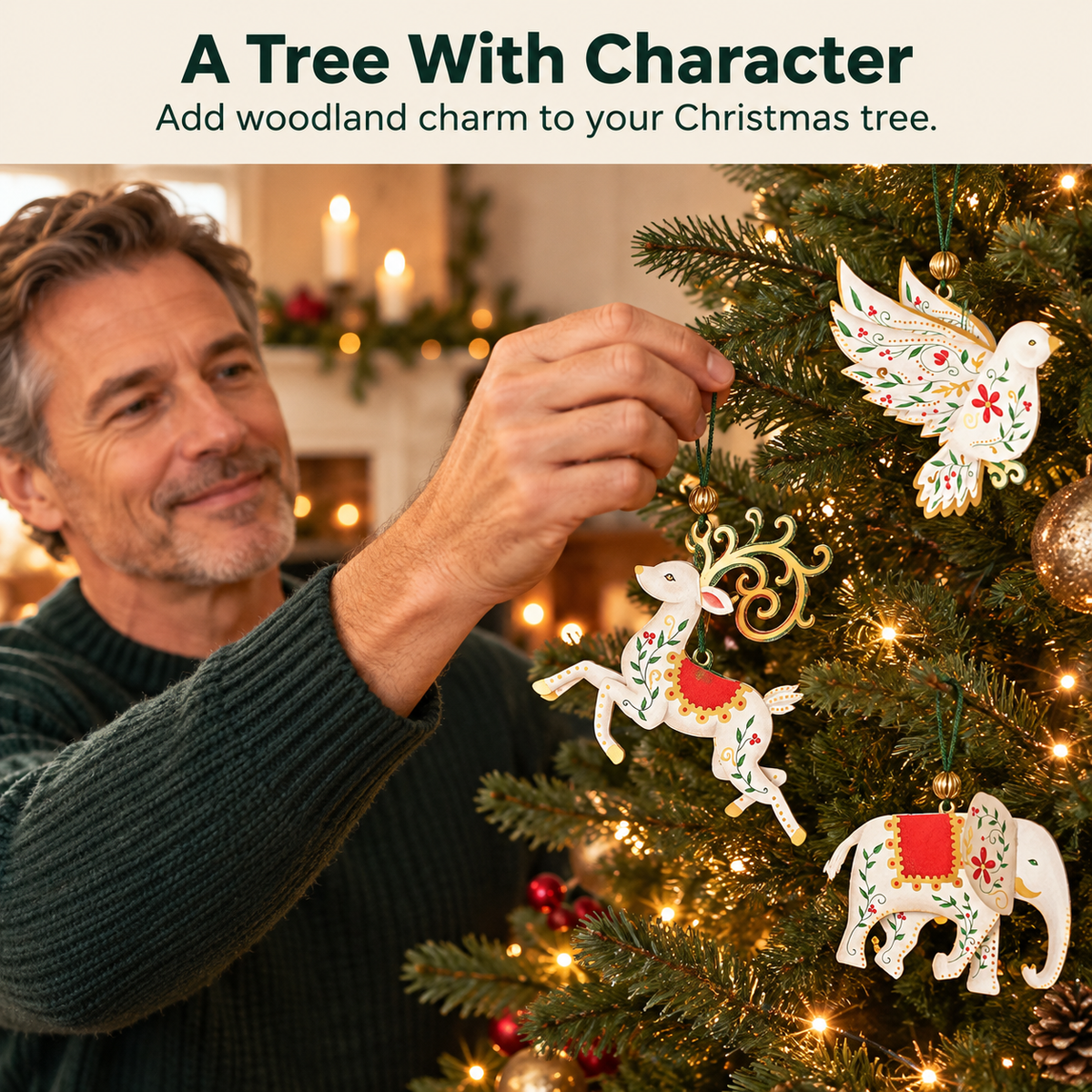 12 Days Enchanted Forest Ornaments Advent