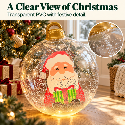 Glowing Christmas Ball, Outdoor Decoration With LED Lights