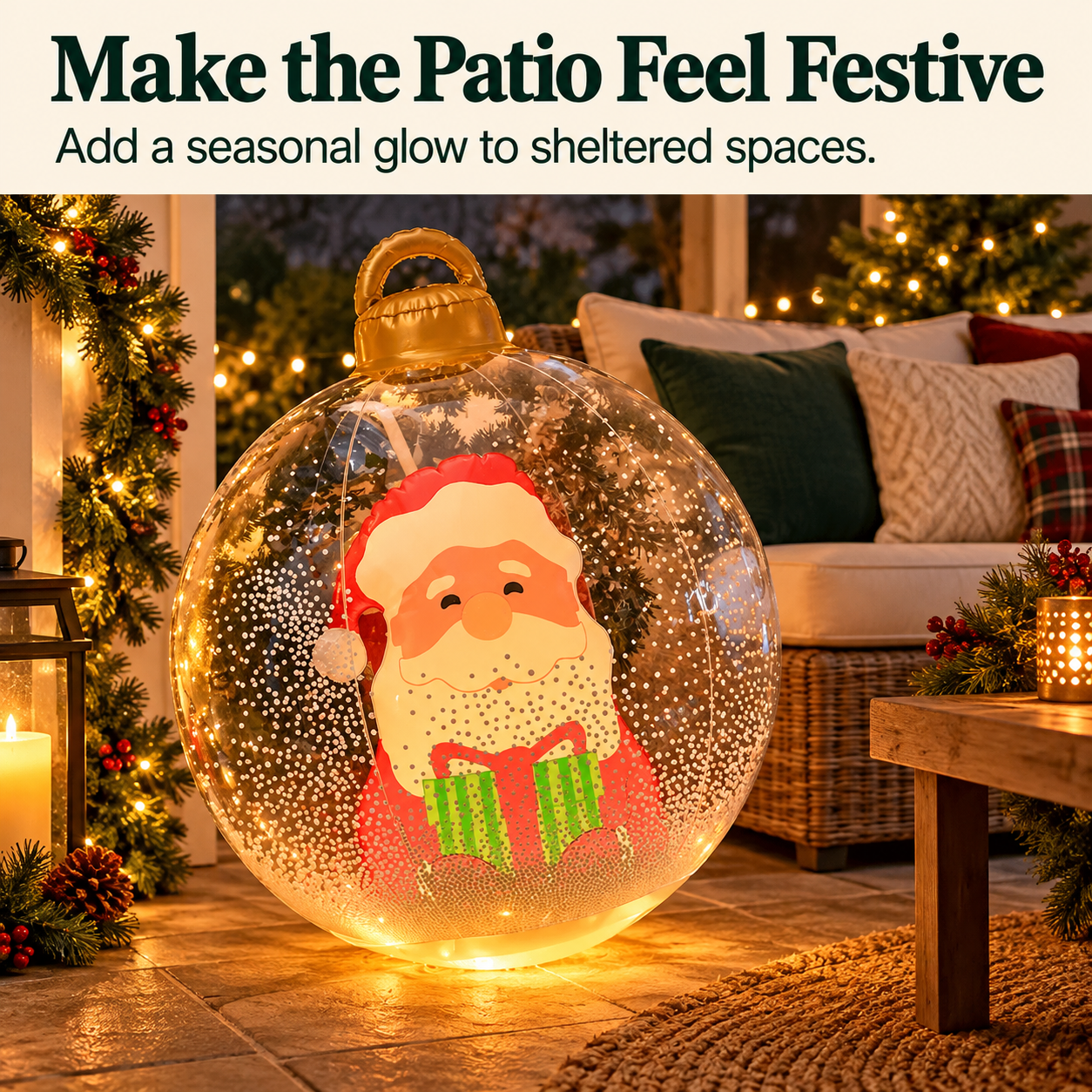 Make the Patio Feel Festive