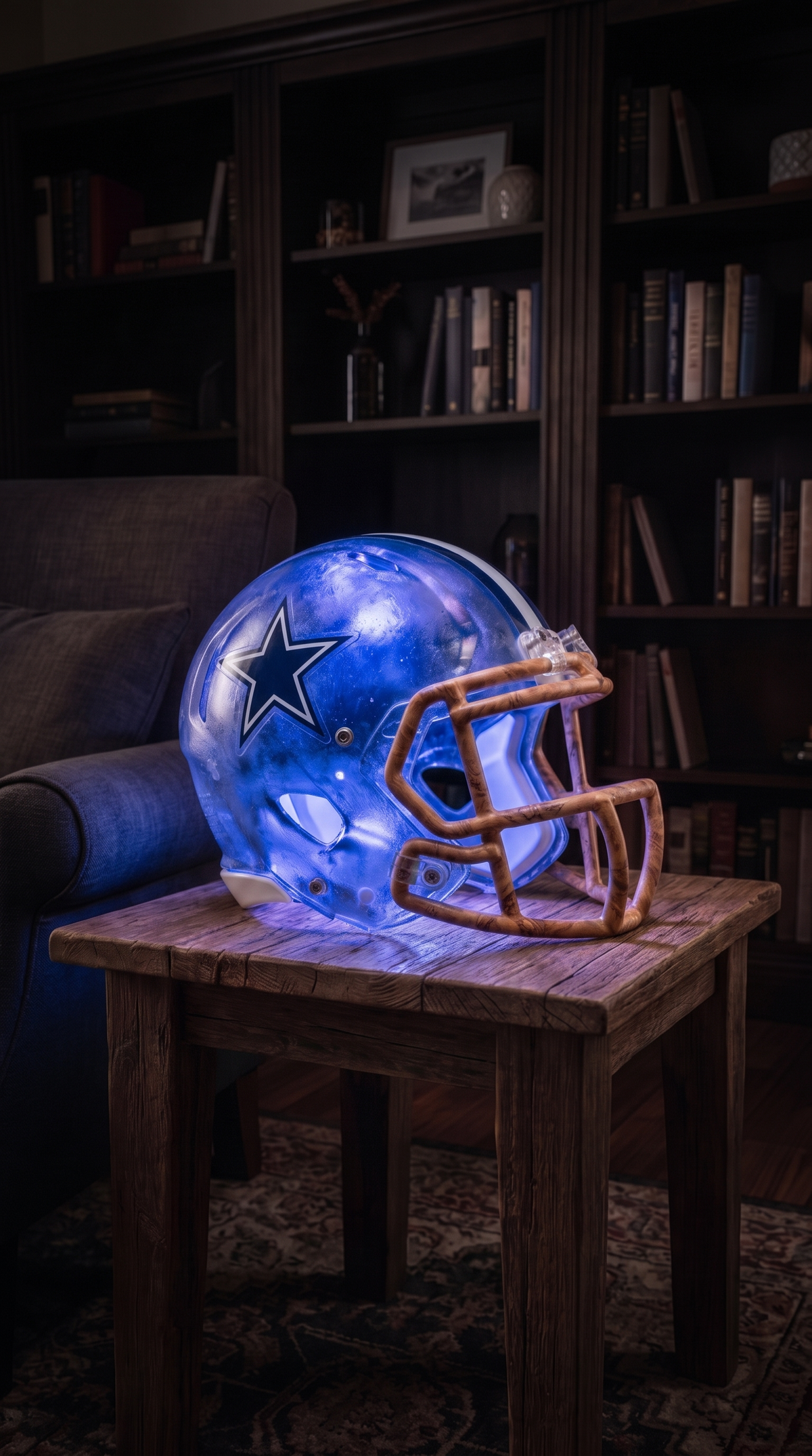 Handmade Helmet Lamp