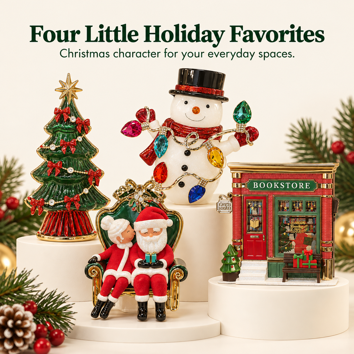 🎄 Christmas Plug-In Night Light – 4 Charming Holiday Designs ✨