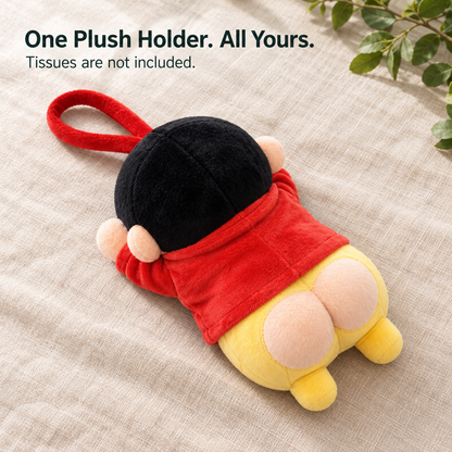 Funny Hanging Plush Tissue Holder – Car Headrest Tissue Dispenser & Gag Gift