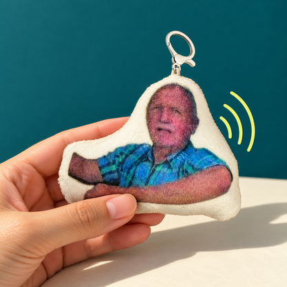 🔊 Hit the Road Dude — Recordable Plush Keychain