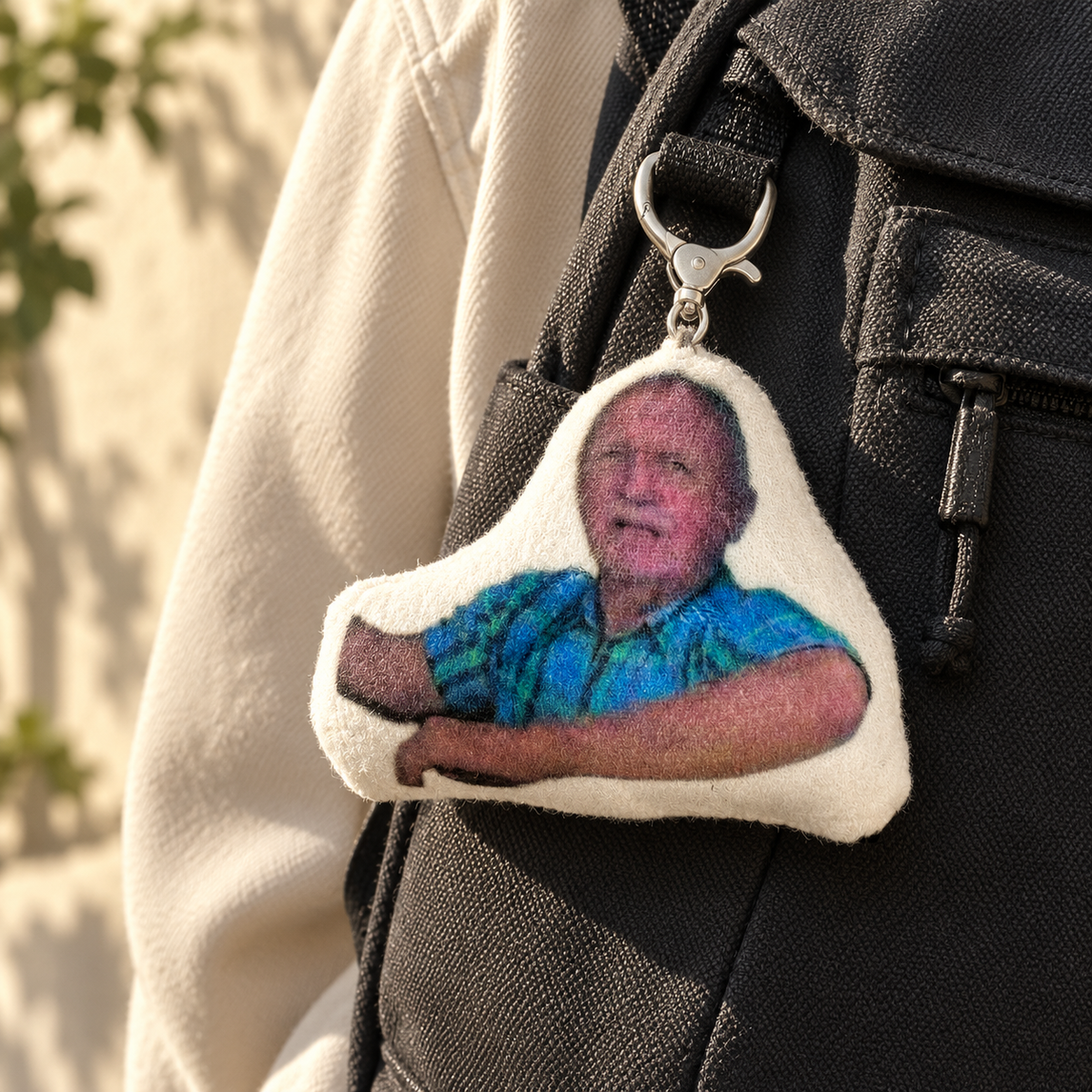 🔊 Hit the Road Dude — Recordable Plush Keychain