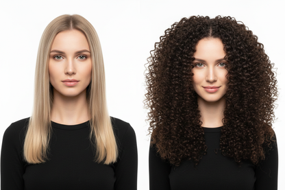 QVR Burmese Curly Hair Before After Transformation