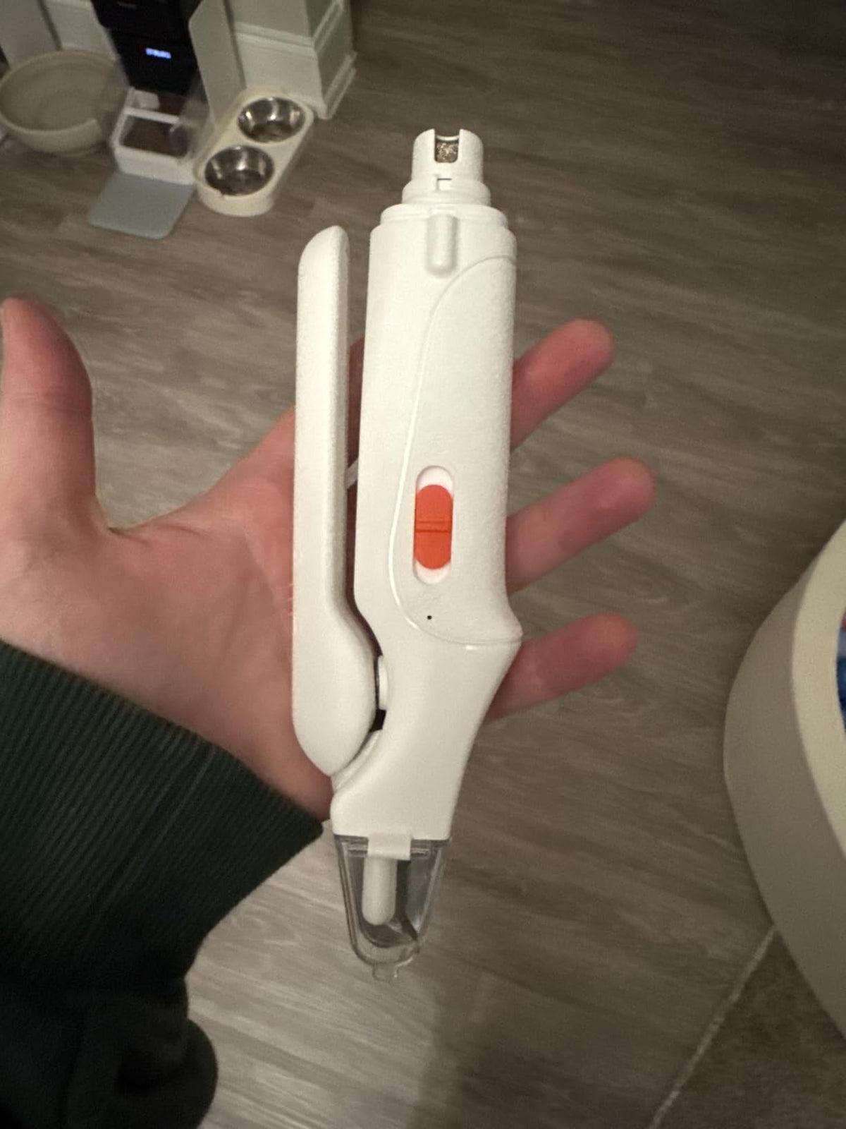 2-in-1 Pet Nail Clippers with Grinder & Dual LED Lights