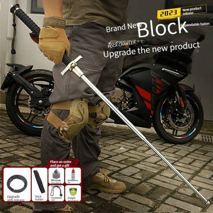 🎉Limited Time 49% OFF🔥Improved Self-Defense Auto-Expanding Tactical Hiking Stick | Heavy-Duty Emergency Tool 🛡️