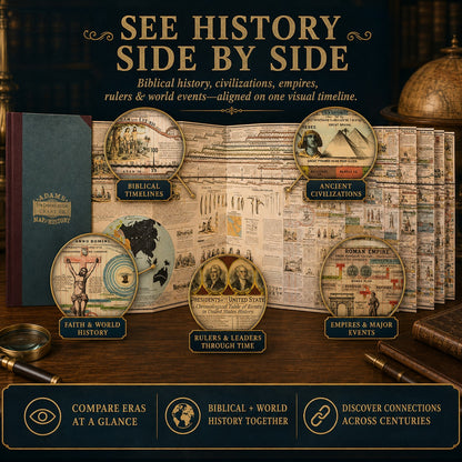 🌍 6,000 Years of Biblical & World History in One 23-Foot Timeline