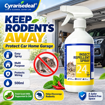 🐀50% OFF NOW ! ✨All-Purpose Rodent Repellent Spray – Non-Toxic Safe Indoor Mouse Deterrent