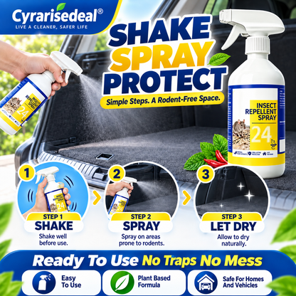 🐀50% OFF NOW ! ✨All-Purpose Rodent Repellent Spray – Non-Toxic Safe Indoor Mouse Deterrent