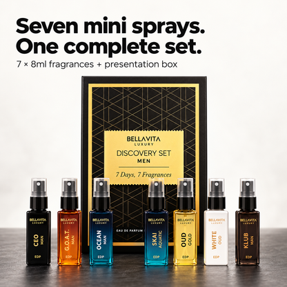 🎁 Men's Fragrance Discovery Gift Set – 7 × 8ml