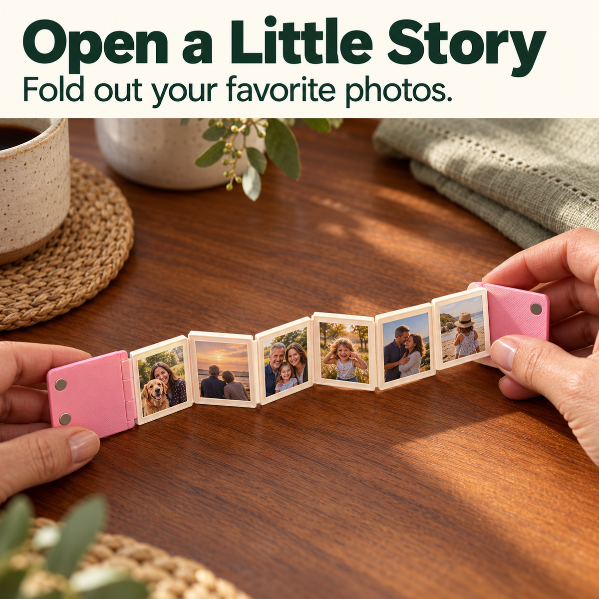 📖 Mini Photo Book Keychain – Keep Your Favorite Memories Close