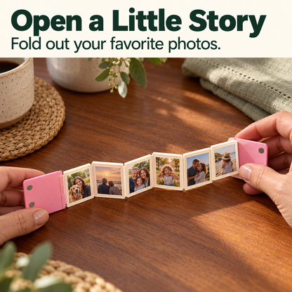 📖 Mini Photo Book Keychain – Keep Your Favorite Memories Close