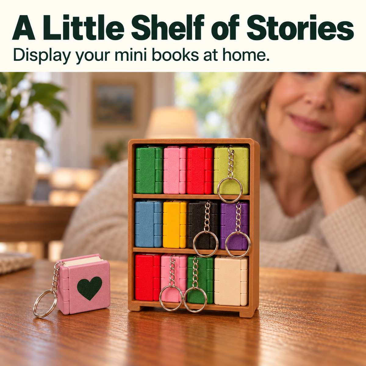 📖 Mini Photo Book Keychain – Keep Your Favorite Memories Close