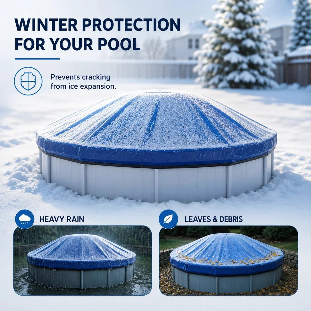 💧 Winter 50% OFF - Uirway Heavy‑Duty PVC Winter Pool Pillow for Above‑Ground Pools