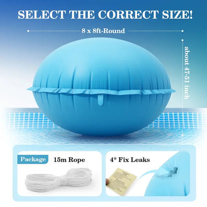 💧 Winter 50% OFF - Uirway Heavy‑Duty PVC Winter Pool Pillow for Above‑Ground Pools
